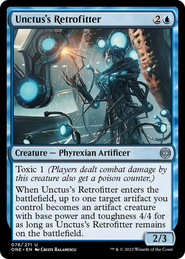 0076 Unctus's Retrofitter U Phyrexia: All Will Be One
