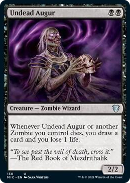 0130 Undead Augur U Commander: Innistrad: Midnight Hunt