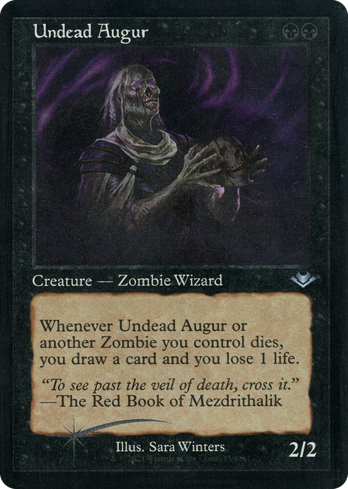 0015 Undead Augur (Retro Frame) (Foil Etched) U Modern Horizons