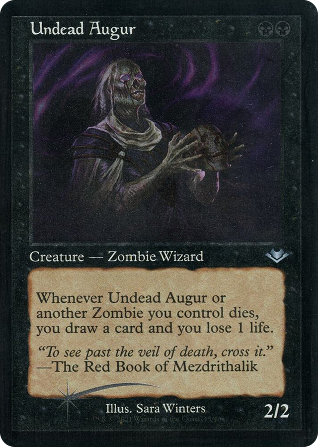 0015 Undead Augur (Retro Frame) (Foil Etched) U Modern Horizons
