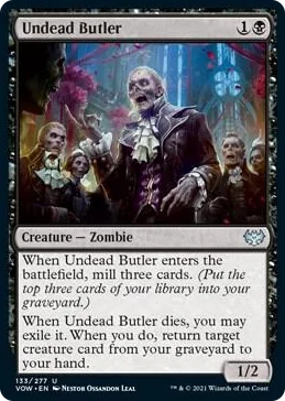 0133 Undead Butler U Innistrad: Crimson Vow