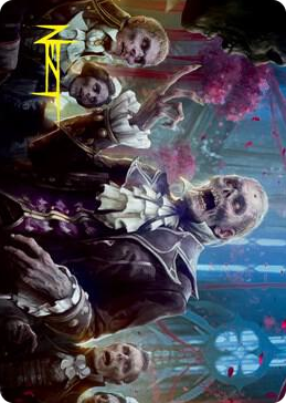 0037 Undead Butler Art Card (Gold-Stamped Signature) S Art Series: Innistrad: Crimson Vow
