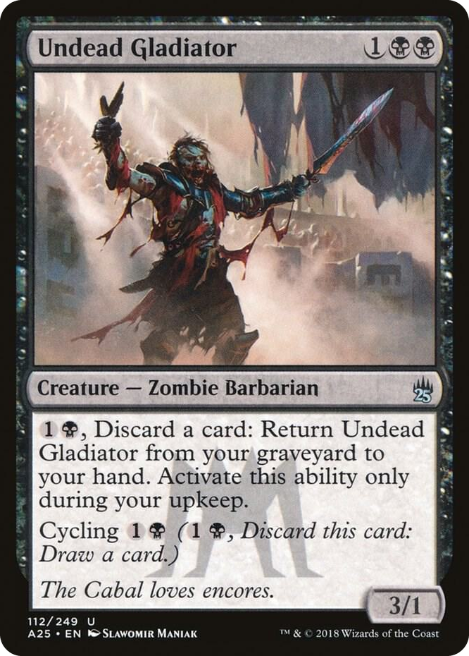 0112 Undead Gladiator U Masters 25