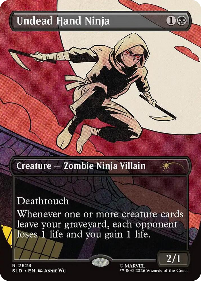Undead Hand Ninja #2623 R - Secret Lair Drop Series Pokemon card