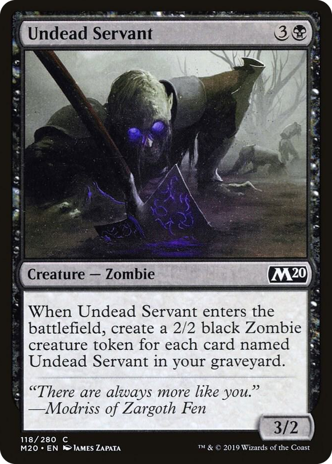 0118 Undead Servant C Core Set 2020