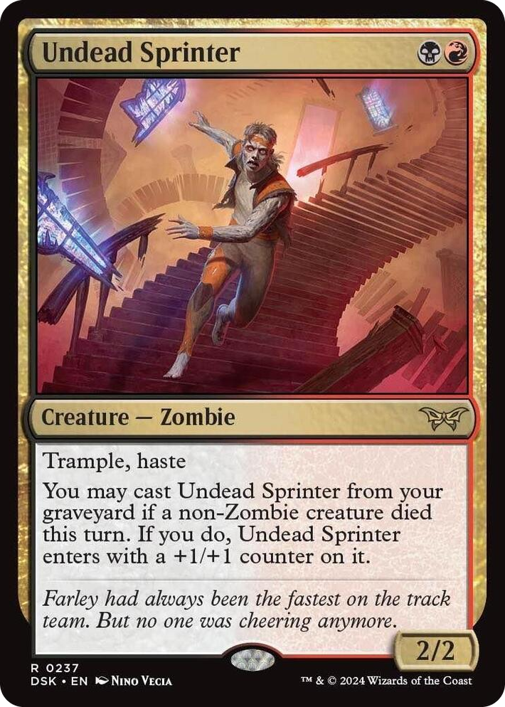 0237 Undead Sprinter R Duskmourn: House of Horror