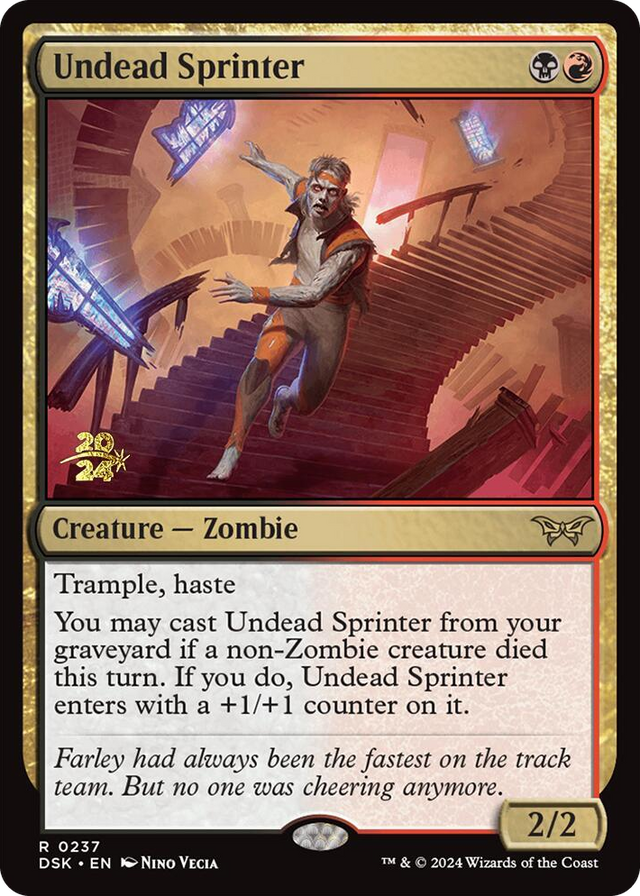 0237 Undead Sprinter R Prerelease Cards