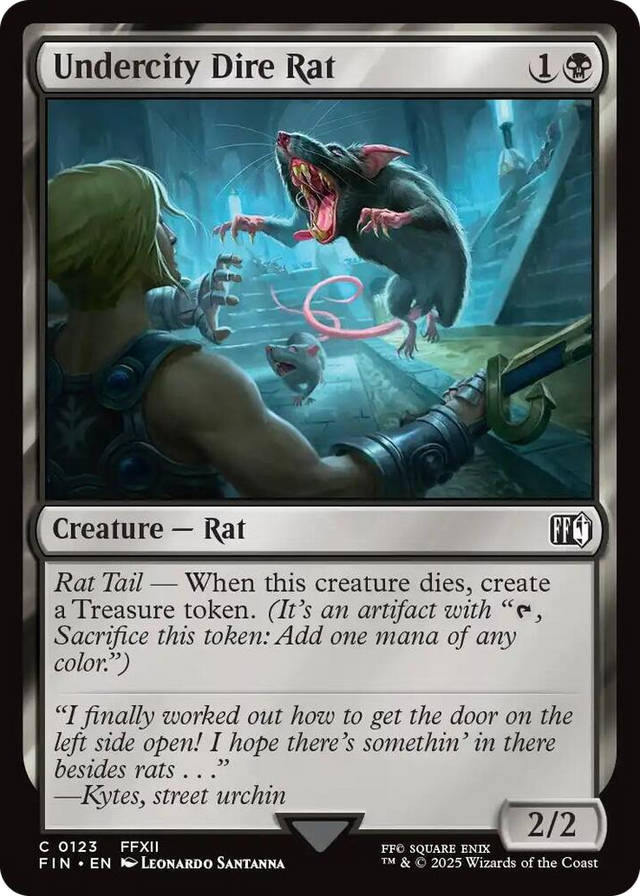 0123 Undercity Dire Rat C FINAL FANTASY