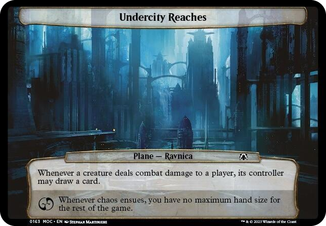 Undercity Reaches #163 T - Planechase: March of the Machine Pokemon card