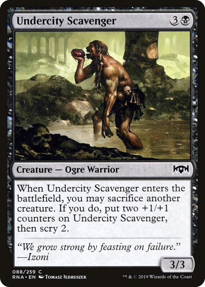 0088 Undercity Scavenger C Ravnica Allegiance