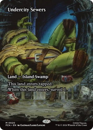 0020 Undercity Sewers (Borderless) M Teenage Mutant Ninja Turtles Source Material