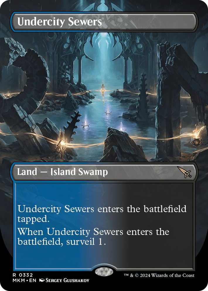 0332 Undercity Sewers (Borderless) R Murders at Karlov Manor