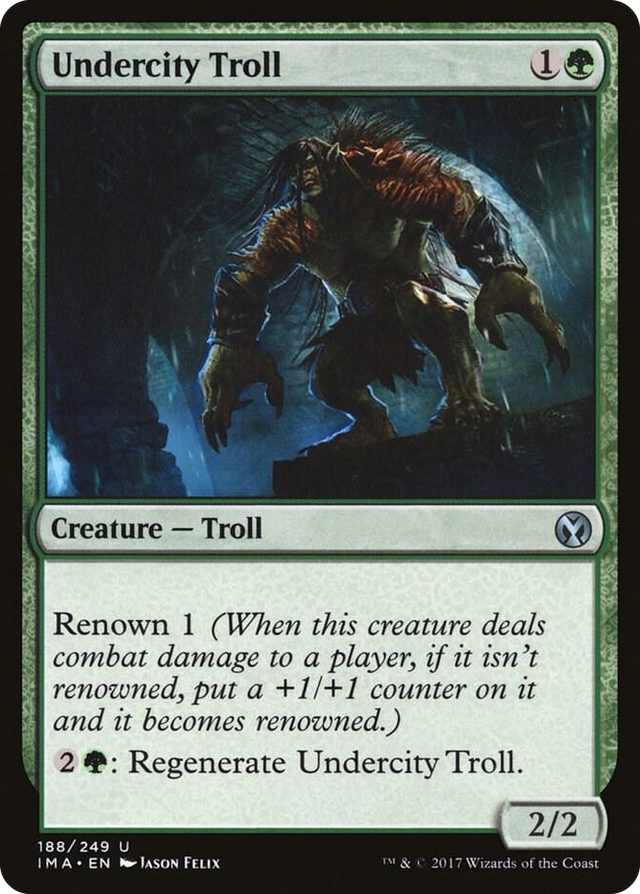 0188 Undercity Troll U Iconic Masters