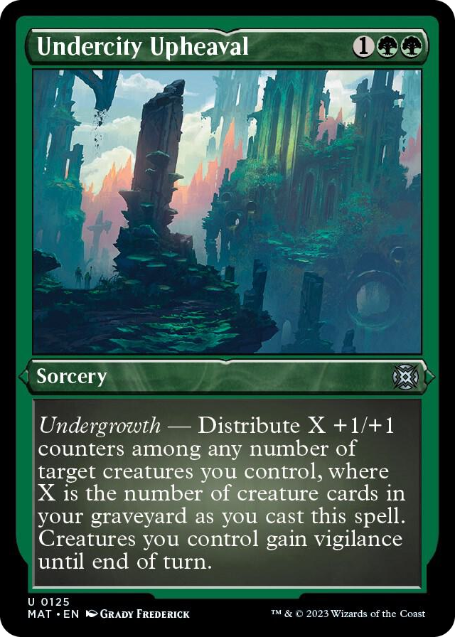 Undercity Upheaval (Foil Etched) #125 U - March of the Machine: The Aftermath Pokemon card