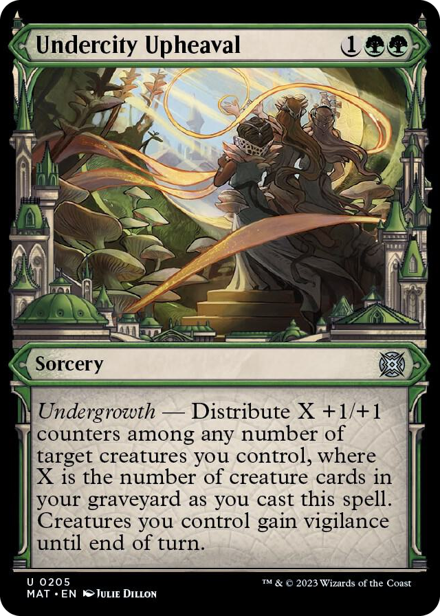 0205 Undercity Upheaval (Halo Foil) U March of the Machine: The Aftermath