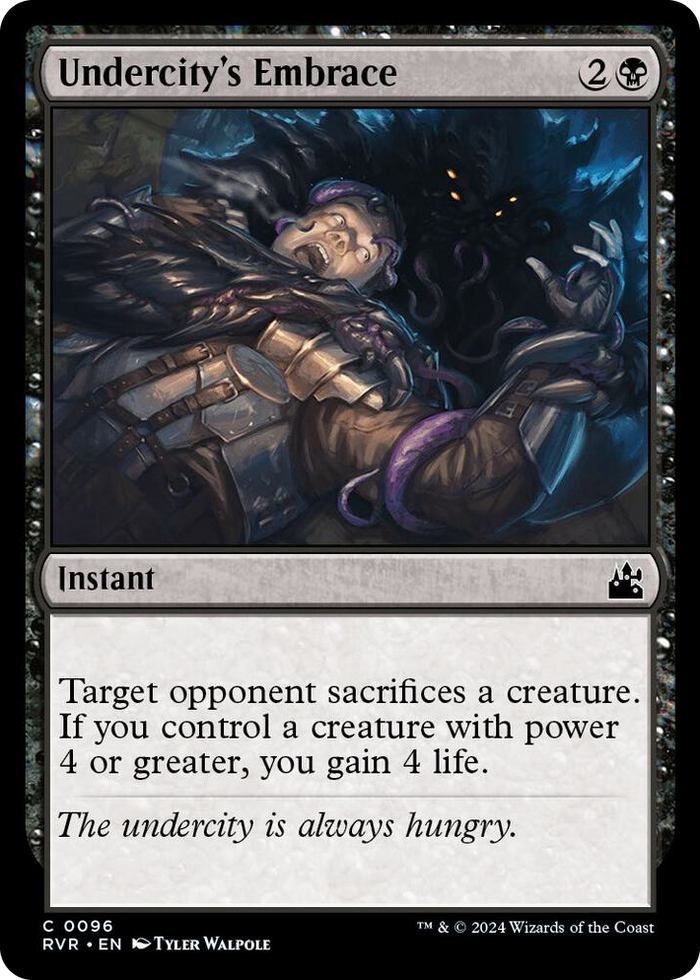 Undercity's Embrace #96 C - Ravnica Remastered Pokemon card
