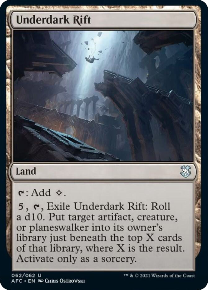 0062 Underdark Rift U Commander: Adventures in the Forgotten Realms
