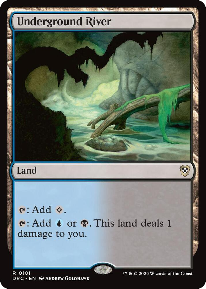 0181 Underground River R Commander: Aetherdrift