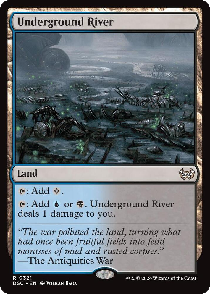 0321 Underground River R Commander: Duskmourn: House of Horror