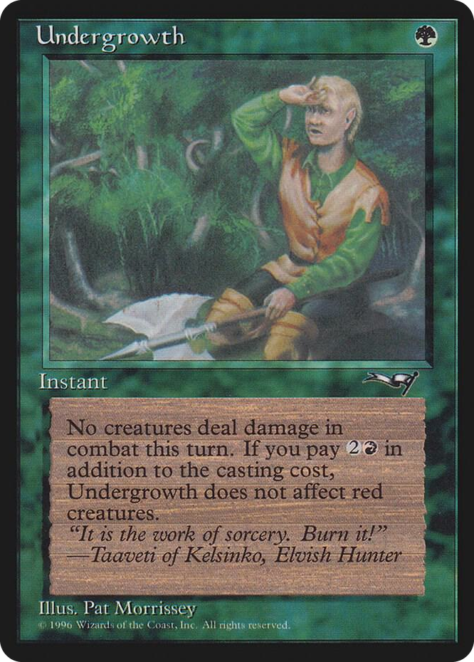 0088 Undergrowth (Holding Axe) C Alliances