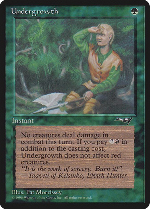 0088 Undergrowth (Holding Axe) C Alliances
