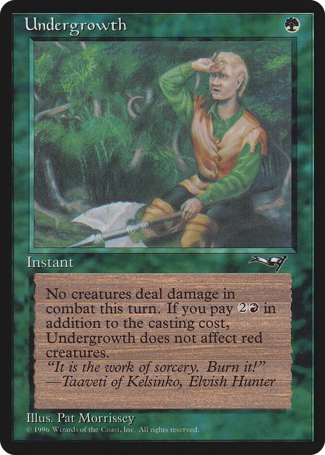 0088 Undergrowth (Holding Axe) C Alliances