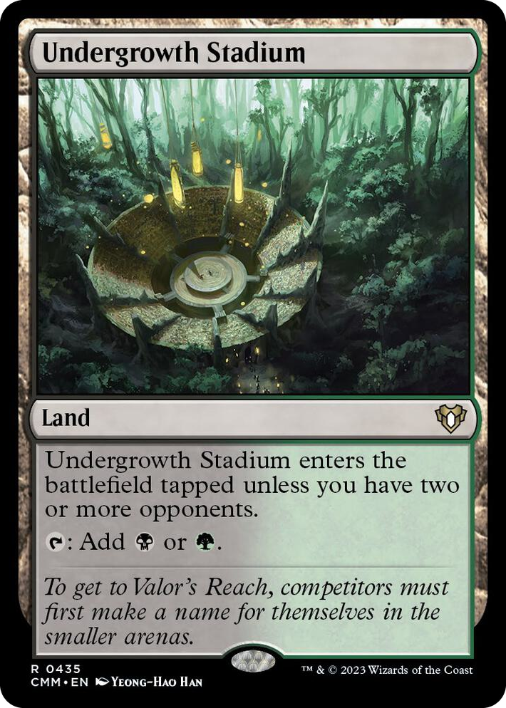 0435 Undergrowth Stadium R Commander Masters