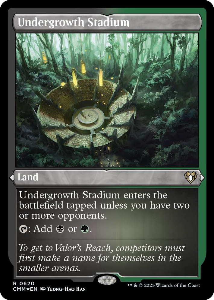0620 Undergrowth Stadium (Foil Etched) R Commander Masters