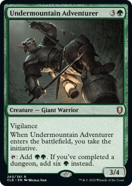 0260 Undermountain Adventurer R Commander Legends: Battle for Baldur's Gate