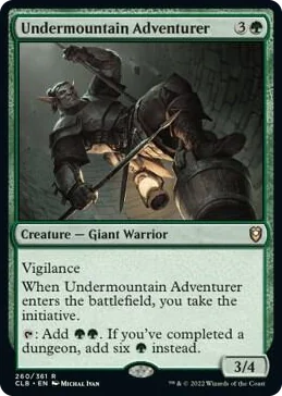 0260 Undermountain Adventurer R Commander Legends: Battle for Baldur's Gate