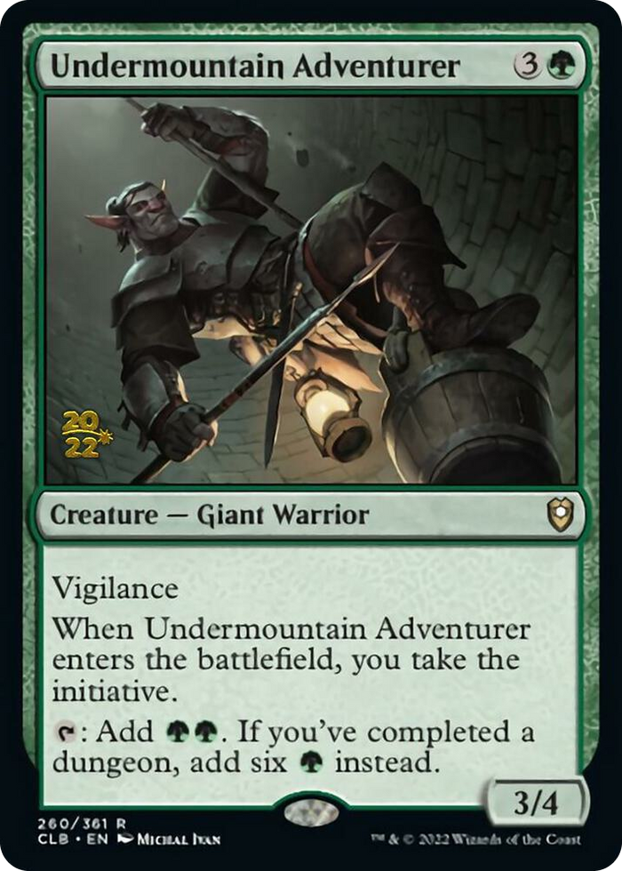 Undermountain Adventurer #260 R - Prerelease Cards Pokemon card