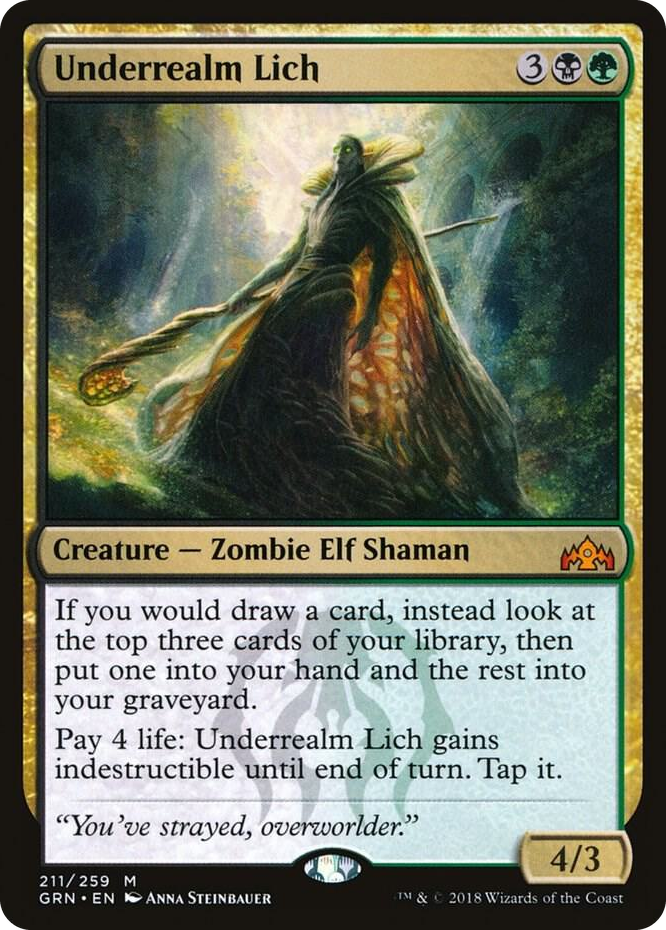 0211 Underrealm Lich M Guilds of Ravnica