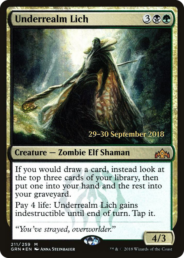 0211 Underrealm Lich M Prerelease Cards