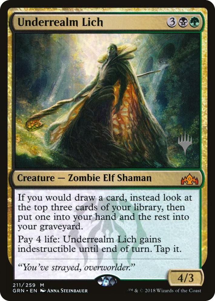 0211 Underrealm Lich M Promo Pack: Zendikar Rising