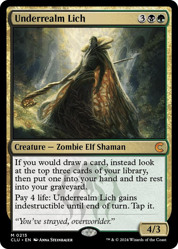 0215 Underrealm Lich M Ravnica: Clue Edition