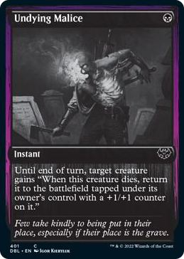 Undying Malice #401 C - Innistrad: Double Feature Pokemon card