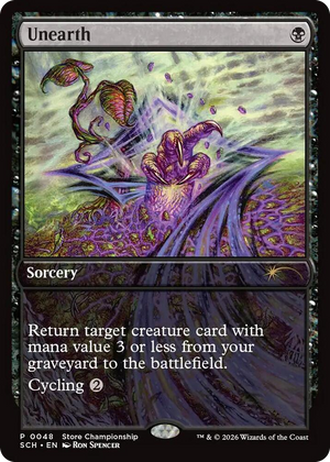 0048 Unearth R Game Day & Store Championship Promos