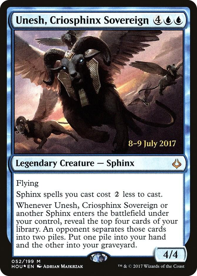0052 Unesh, Criosphinx Sovereign M Prerelease Cards