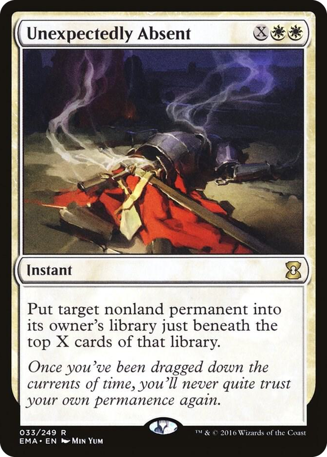 Unexpectedly Absent #33 R - Eternal Masters Pokemon card