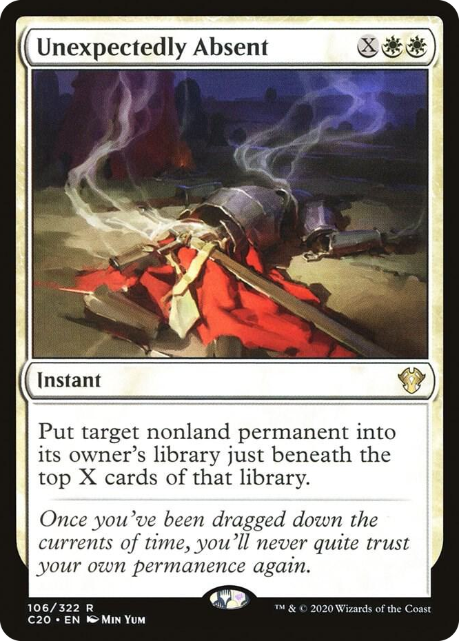 0106 Unexpectedly Absent R Commander 2020