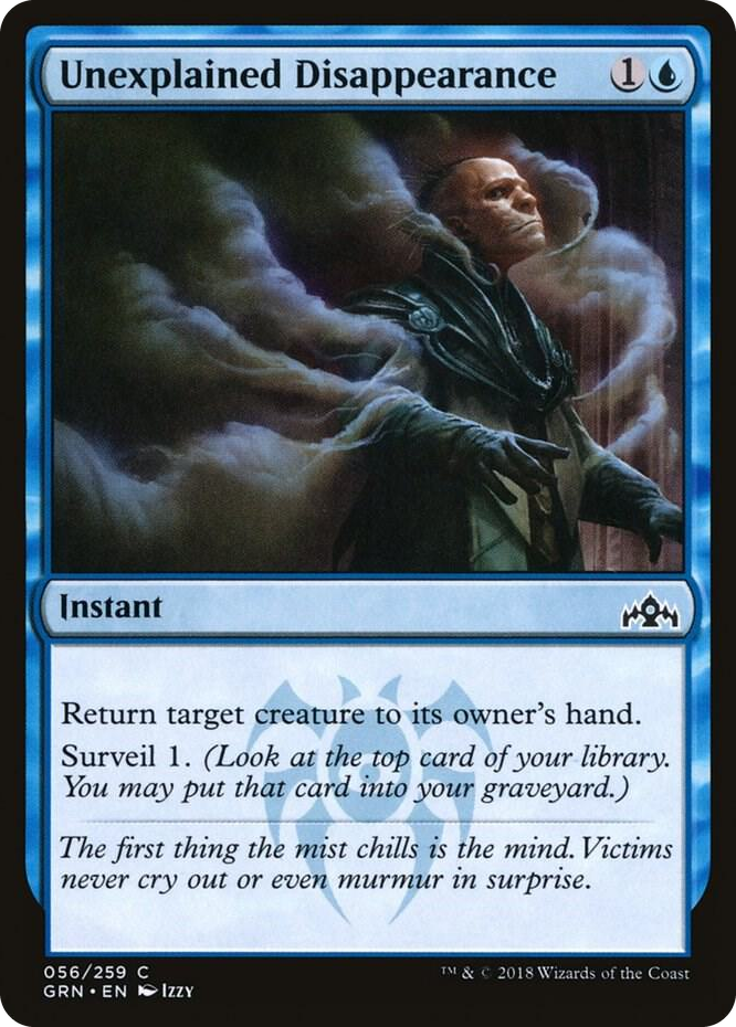 0056 Unexplained Disappearance C Guilds of Ravnica