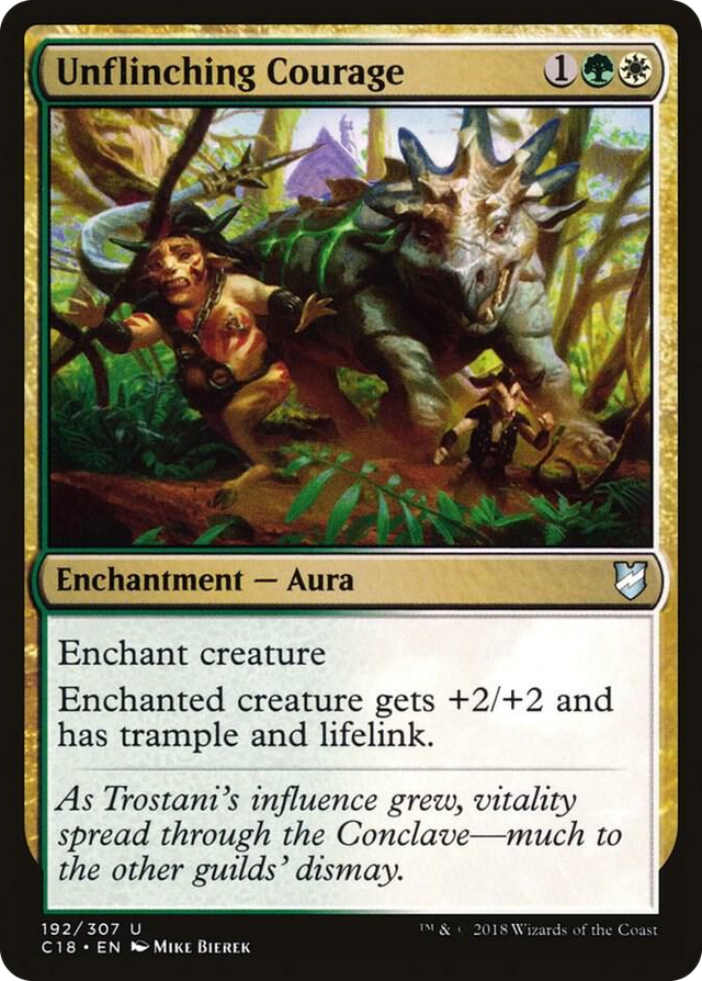 0192 Unflinching Courage U Commander 2018