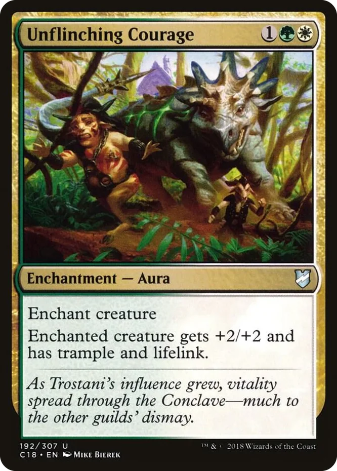 0192 Unflinching Courage U Commander 2018