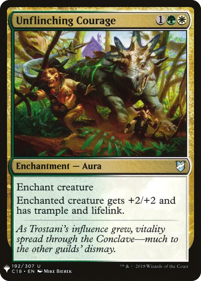 0192 Unflinching Courage U The List Reprints