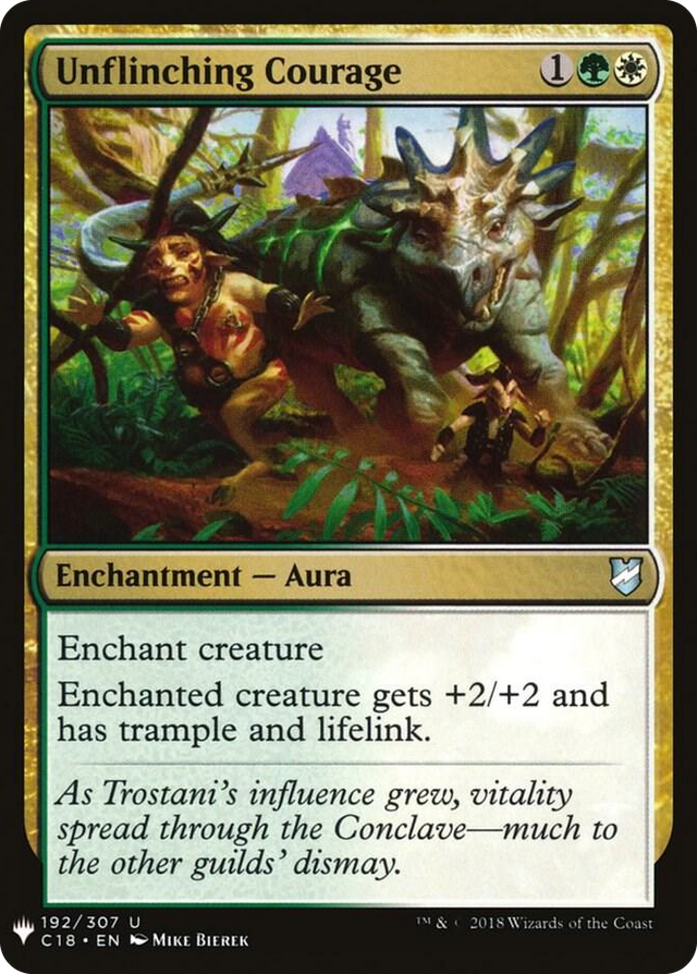 0192 Unflinching Courage U The List Reprints