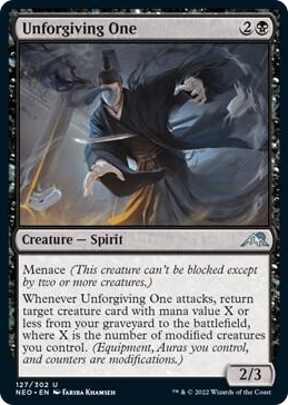 0127 Unforgiving One U Kamigawa: Neon Dynasty