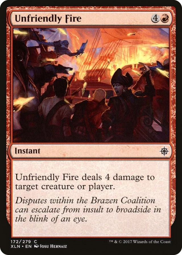 0172 Unfriendly Fire C Ixalan