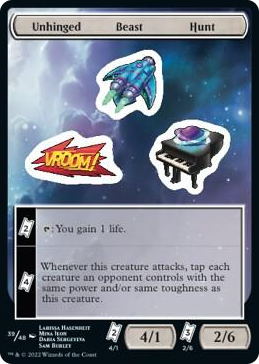 0039 Unhinged Beast Hunt T Unfinity