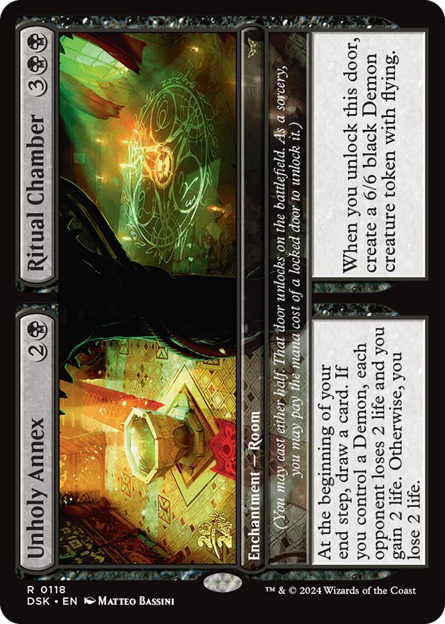0118 Unholy Annex // Ritual Chamber R Prerelease Cards