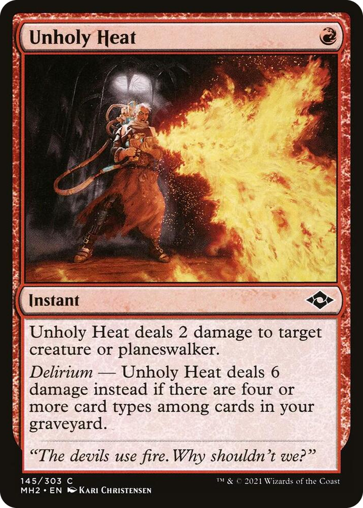 0145 Unholy Heat C Modern Horizons 2
